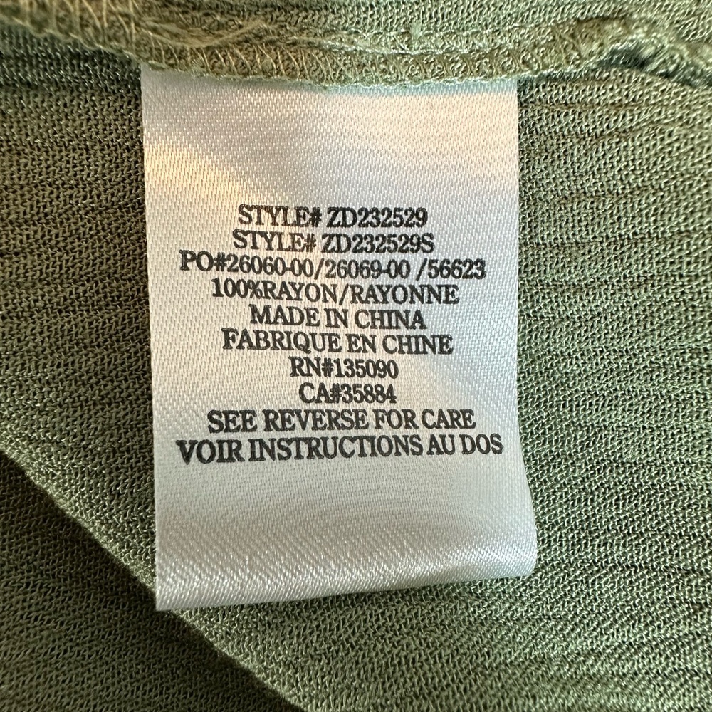 Z-Supply Maxi Dress Green Moss Size M - Picture 6 of 15